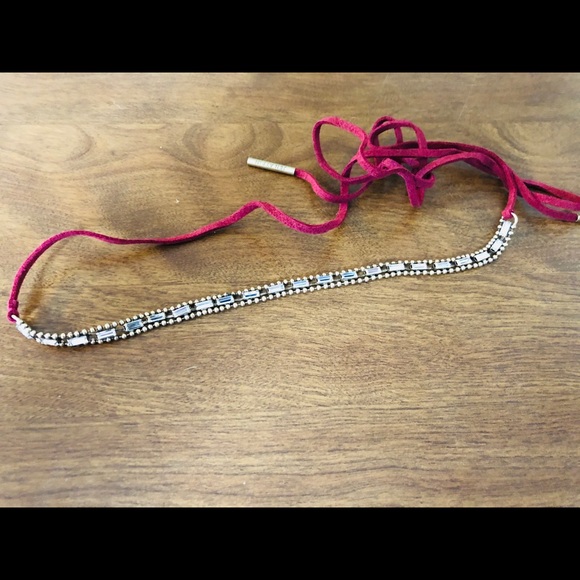 Suede & Baguette Headwrap & Choker - Picture 1 of 1